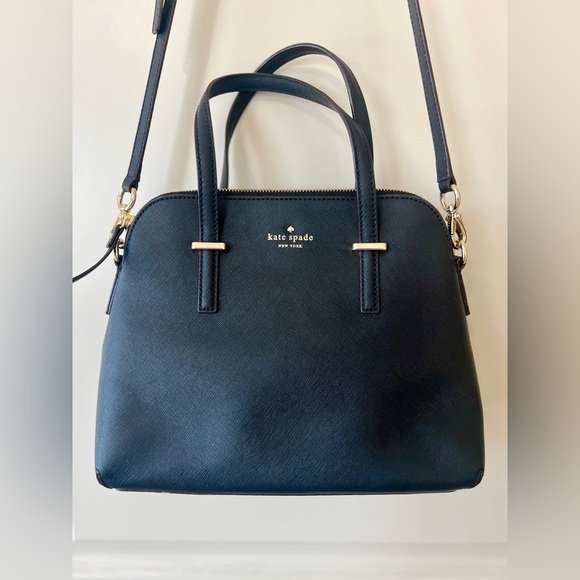 Kate Spade Black Satchel with Structured Design - Picture 3 of 15
